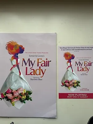 MY FAIR LADY  The Musical LARGE Programme /Brochure VANESSA REDGRAVE Coliseum • £12.75