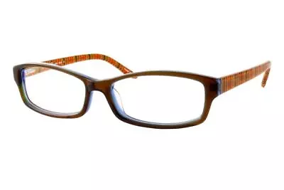 Eddie Bauer Designer Reading Eye Glasses EB8245 Crystal Brown Azure Blue 54 Mm • $69.95