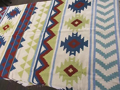 Mexican Pattern Throw Lightweight Blanket Table Chest Cover 160 Cm X 130 Cm • £24