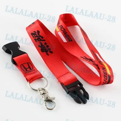 JDM Mugen Red Keychain Lanyard Quick Release Key Chain Strap For Honda Accord • $5.66