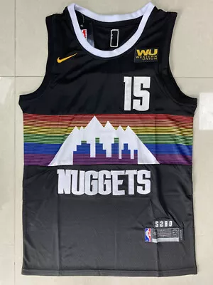 Classic Nikola Jokic #15 Denver Nuggets Basketball Jerseys Stitched Black/* • £19.50