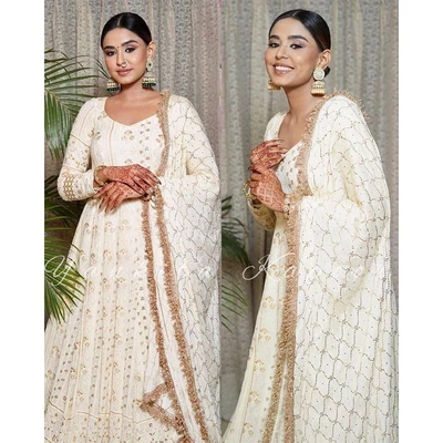 £46.80 • Buy Ready Made Gown Salwar Kameez Suits Indian Women Anarkali Ethnic Kurti Designer