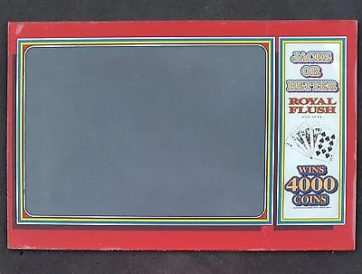 Aristocrat Slot Machine MK 2.5 Jubilee Video Poker Game Monitor Glass  • $17