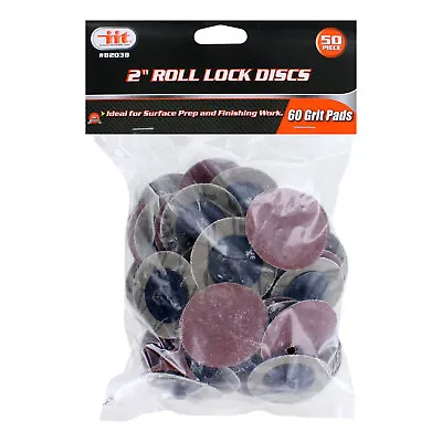 IIT 2-Inch Roll Lock Discs 60 Grit Pads 50-Piece • $14.99