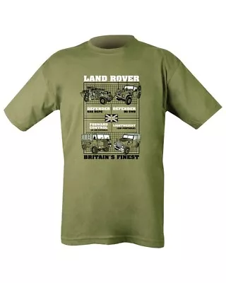 Kombat UK Kids Landrover T-shirt - Olive Green  Military Army Style • £7.50