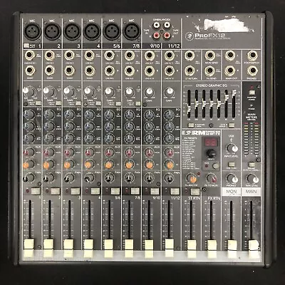 Mackie ProFX12 12-Channel Sound Reinforcement Mixer With Built-In FX With USB • £100