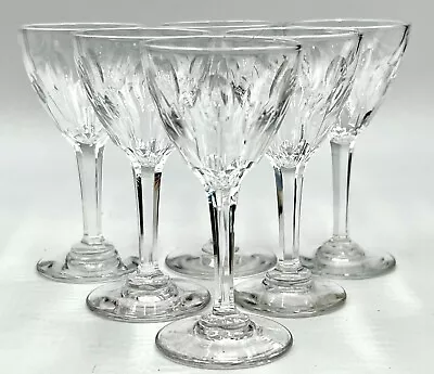 $59.99 • Buy Set Of 6 Val St Lambert Fine Crystal Cordial Wine Glasses; Nestor Hamlet