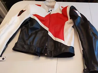 Vintage Men’s Dainese Leather Motorcycle Riding Jacket And Pants Size 54 • $250