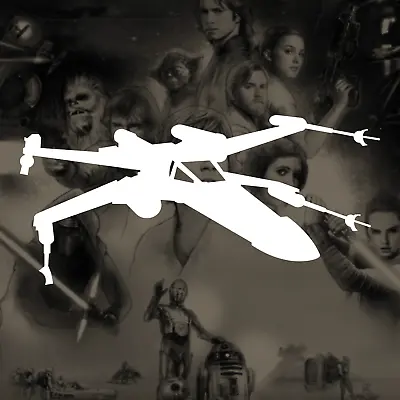 Star Wars Rebel X-Wing Fighter Emblem Vinyl Decal Sticker • $6.97