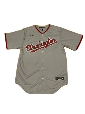 $54.97 • Buy Nike MLB Juan Soto #22 Washington Nationals Jersey Gray Men’s Size Medium