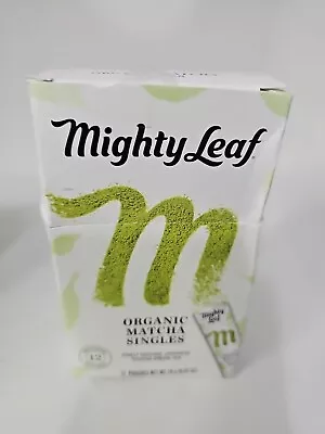 Mighty Leaf Organic Matcha Singles  Japanese Green Tea 12 Pouches. Exp.08/25 • $12.50