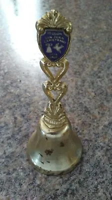 Vintage Mission San Juan Capistrano - California 3.5  Metal Travel Souvenir Bell • $13.50