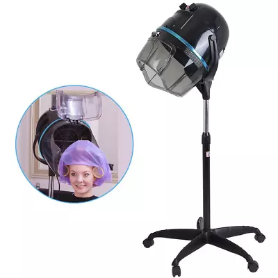 Stand Hair Dryer Adjustable Hooded Floor Hair Bonnet Dryer Salon Hair Style XAA • £290.37