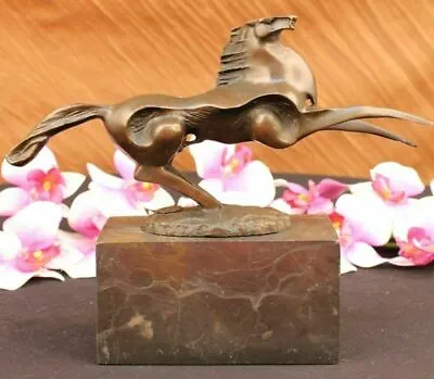 Lost Wax Large Abstract Horse Bronze Sculpture Statue By Milo Figure Home Decor • $154.50