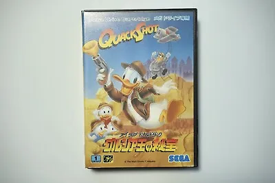 Sega Mega Drive Quackshot Starring Donald Duck Boxed Japan MD Game US Seller • $50