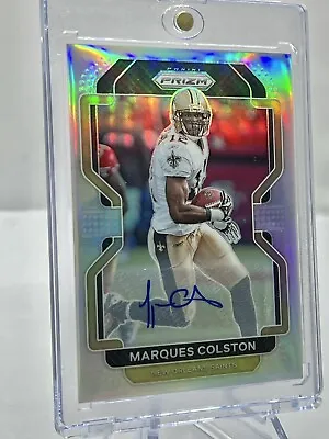 2021 Panini Prizm Marques Colston Base Autographs Silver Prizm Saints • $14.99