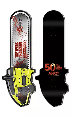 PREORDER Texas Chainsaw Massacre Skateboard - Chainsaw LIMITED TO 500 - Madrid • $124.95