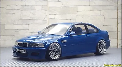 1/18 OttoMobile Custom BMW M3 E46 Blue With 20  Bbs Wheels • $410