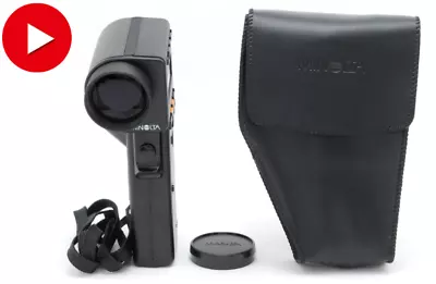 🎥[ Near MINT Case ] Minolta Spotmeter F Digital Light Exposure Spot Meter JAPAN • $199.99