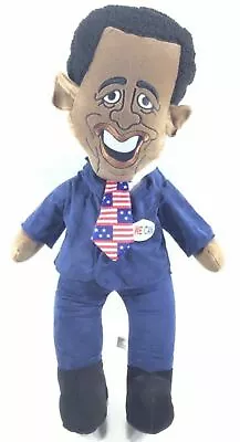 BARACK OBAMA Carousel Softoys Tall Plush Toy Doll YES WE CAN With Tag THEMAN-80 • $28.98