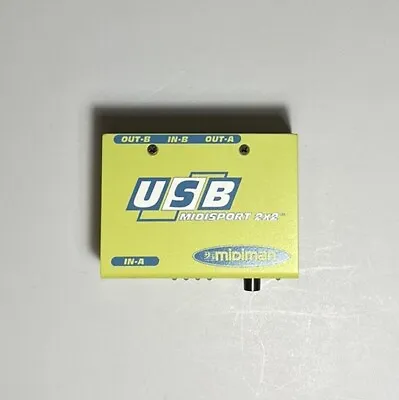 Midiman Midisport 2x2 USB Midi To Computer Interface 2 In 2 Out • $29.99