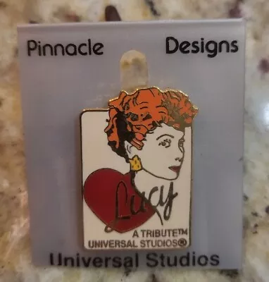 Vintage Universal Studios Theme Park I Love Lucy Lucille Ball Collectible Pin • $26.24