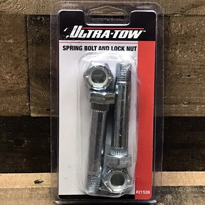 $12.95 • Buy Ultra-Tow 2-Pc. Spring Bolt And Lock Nut Set - 21528 9/16” X 2-7/8”