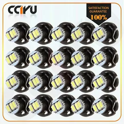 20X White T4.2/T4 3-3014-SMD Neo Wedge A/C Climate Light Radio/Switch Bulbs Lamp • $9.87