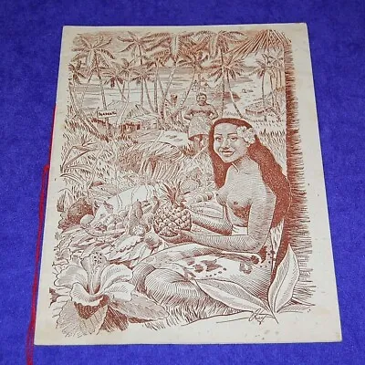 $290 • Buy Trader Vic's Polynesian Menu Oakland California 1940's Tiki First Location