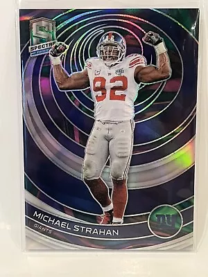 2023 Panini Spectra Football Michael Strahan Neon Marble 1/4!! Giants  • $3.25