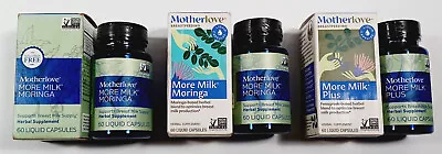 Motherlove Breastfeeding More Milk Moringa Plus Herbal Suppl. Liquid Capsule Lot • $23.79