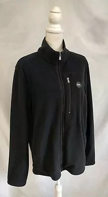 Michael Kors Black Fleece Lightweight Jacket Full Zip Classic Men's Coat Sz L • $22.99