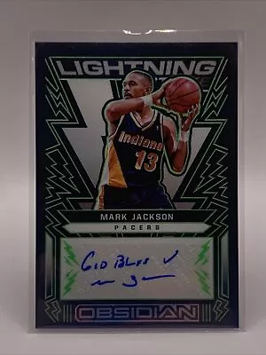 Mark Jackson 2021-22 Obsidian Electric Green Auto /25 • $14.99