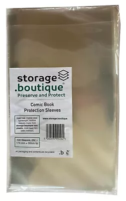 £5.45 • Buy Storage.boutique Comic Book Archive Standard Protection Sleeves (2 Sizes)