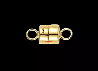 4.5mm 14k MAGNETIC CLASP TINY Converter Extender Yellow SOLID Gold JewelryMaven • $32