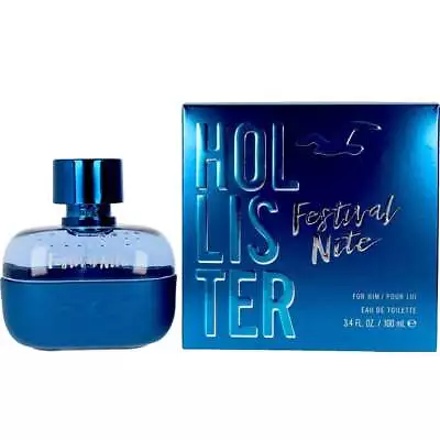 Hollister Festival Nite For Him 100ml Edt Spray - New Boxed & Sealed - Free P&p • £20.70