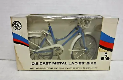 Ladies' Bike Blue Mytek MY-0056 1:10 Scale Diecast Bike 101323AST • $12.99