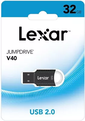 Lexar 32GB JumpDrive V40 USB 2.0 Flash Drive Memory Stick Lexar 32GB JumpDrive • $8.95