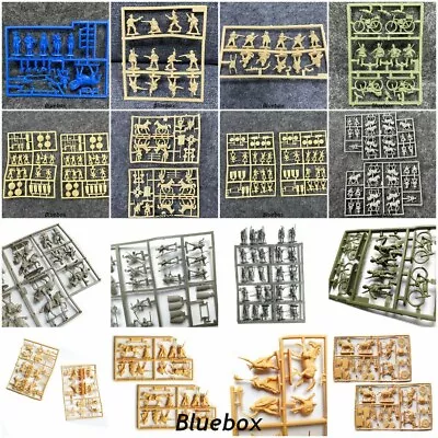 Lot 1:72 Scale HaT German Infantry Russian Militia Cavalry Soldier Chariots Toys • £10.25