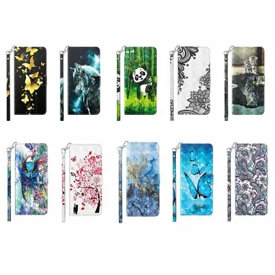 $11.88 • Buy Case For Sony Xperia XA2 XZ3 XA3 L3 5 L4 XZ2 3D Painted Wallet Stand Phone Cover