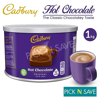 Cadbury Instant Hot Chocolate Drink Tub 1Kg • £11.99