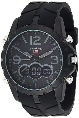 U.S. Polo Assn. Sport Men's US9287 Watch With Black Rubber Band • $35.79