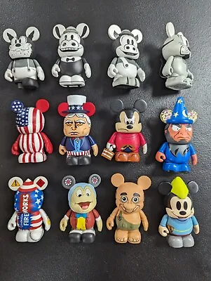 Large Disney Vinylmation Lot X12 Figures Mr. Toad Sorcerer's Apprentice & More! • $49.99