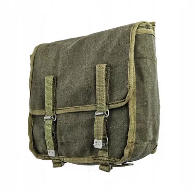 Vintage 80's Polish Army Canvas Webbing Bread Bag Military Satchel-NEW. • £7.99