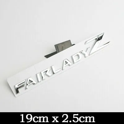 1x NEW Metal Chrome/ Black Fairlady Z Letter Emblem Badge For 370Z 350Z Z34 Z33 • $14.98