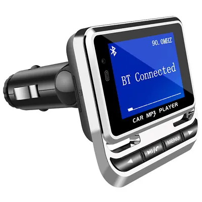 Car MP3 Player LCD Screen Handsfree Call FM Transmitter Modulator Bluetooth AUX • $20.90