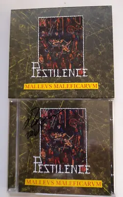 PESTILENCE - Malleus Maleficarum  (2 X CD 2018) SIGNED COPY OUTERCARD • $35.36