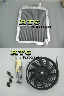 3 Row Aluminum Radiator+Fan For Chevy PickUp Trucks 1941 1942 1943 1944 1945 46 • $285