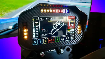 Dashboard 5  Simracing 20 LED Touchscreen USB PC DASH Board Sim Racing Panel • $193