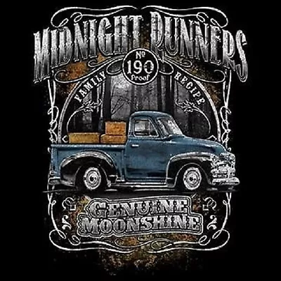 Moonshiners Moonshine Midnight Runner Old Truck 190 Proof Pocket Tee T Shirt  • $12.74